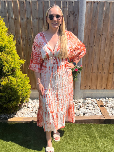 ‘Winnie’ Tie Dye Boho Dress