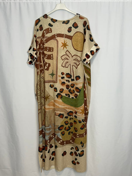 ‘Alma’ Tropical Print Dress