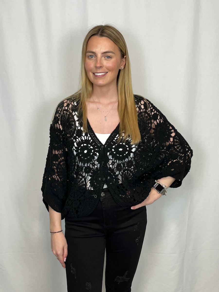 Jolene' Crochet Cardigan – Miss Majestic LDN