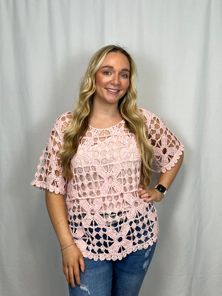 ‘Fallon’ 2-in-1 Crochet Top