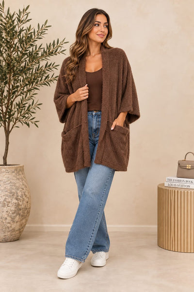 ‘Sonia’ Fluffy Cardigan