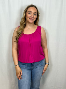 ‘Sally’ Bubble Hem Vest Top