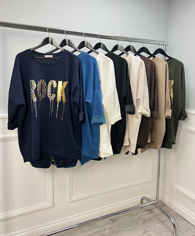 ‘Rocco’ Zip Back Jumper