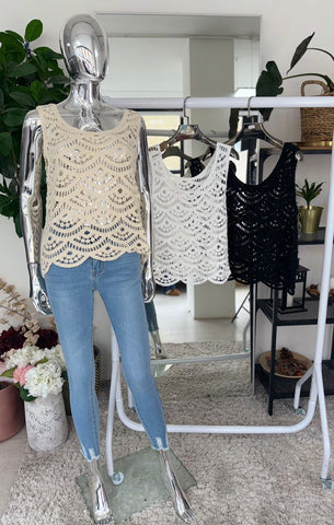 ‘Zelda’ Crochet Top