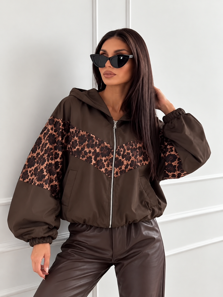 ‘Yasmin’ Hooded Windbreaker