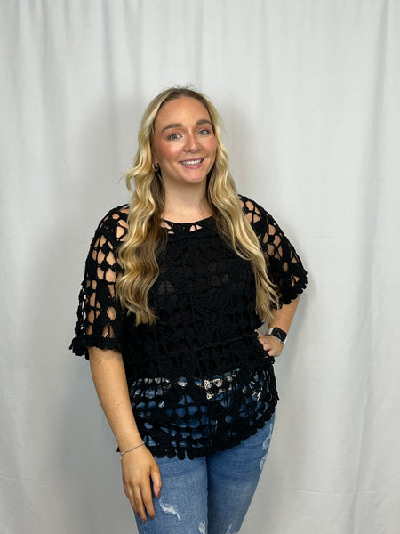 ‘Fallon’ 2-in-1 Crochet Top