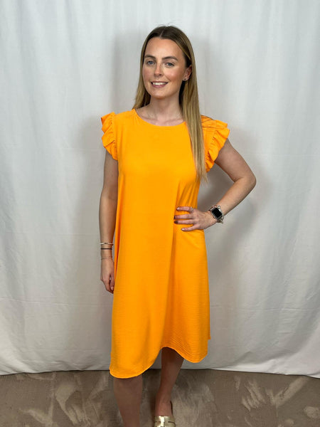 ‘Clarissa’ Mock Button Back Dress