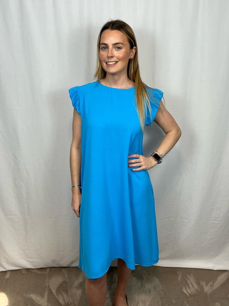 ‘Clarissa’ Mock Button Back Dress