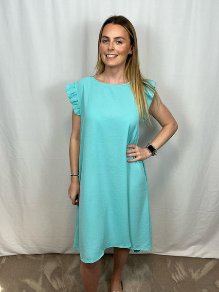 ‘Clarissa’ Mock Button Back Dress