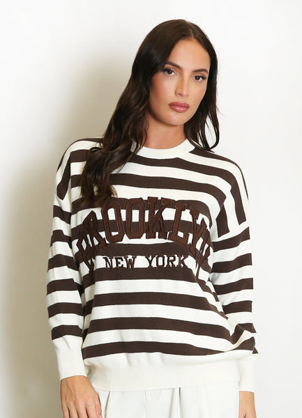 ‘Wilson’ Striped Brooklyn Jumper