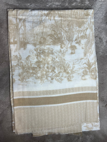 Porcelain Print Scarf