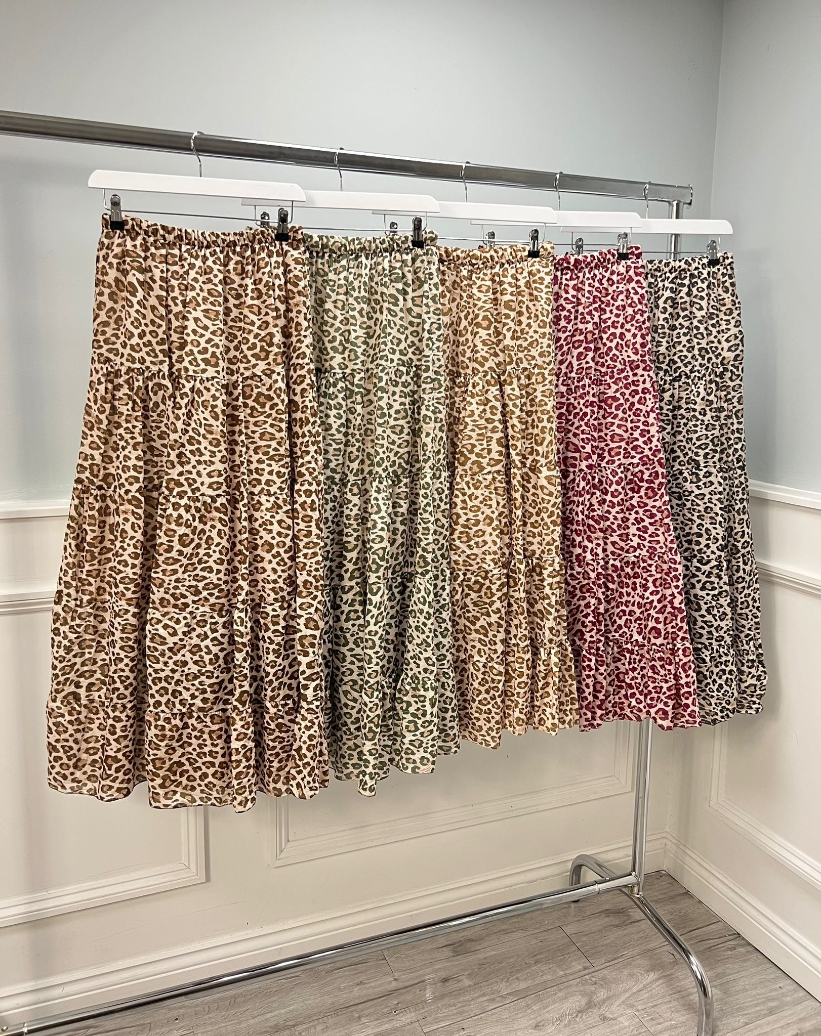 ‘Arizona’ Leopard Print Maxi Skirt