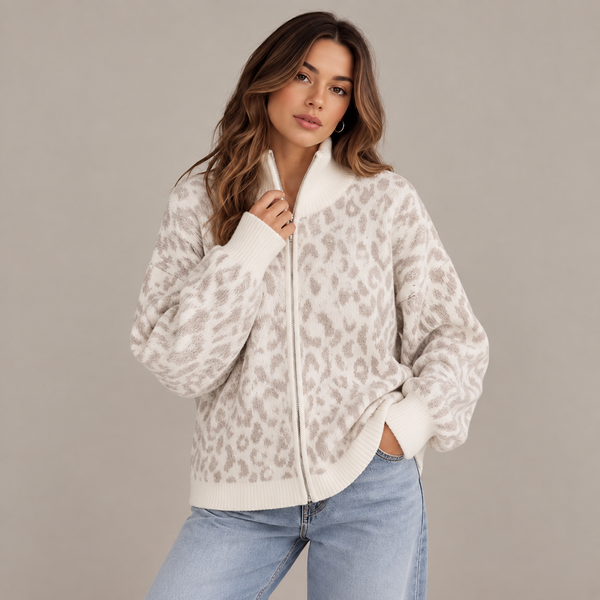 ‘Doris’ Leopard Print Cardigan