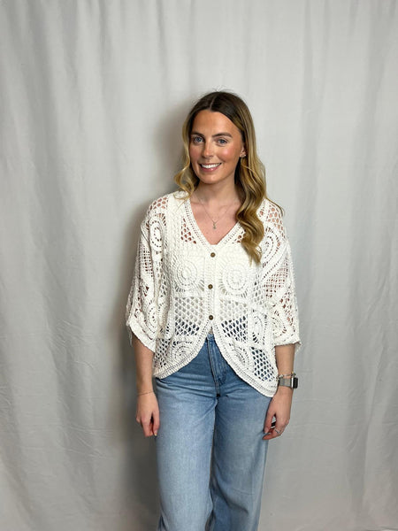 ‘Carrie’ Crochet Cardigan