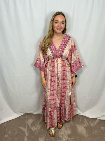 ‘Shayra’ Silk Boho Dress