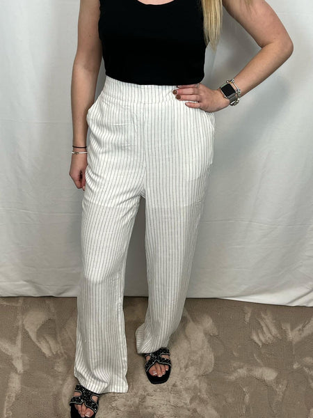 ‘Flora’ Linen Trousers