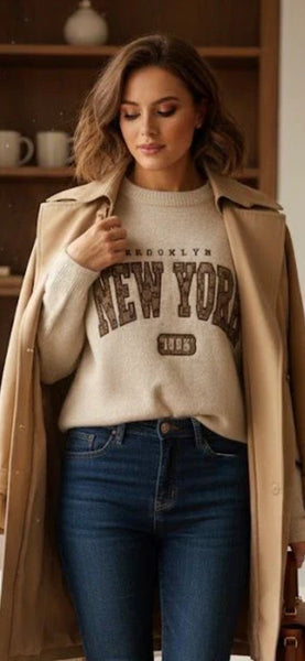 ‘Manhattan’ New York Knitted Jumper