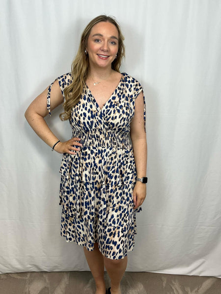 ‘Shelley’ Slinky Ra-Ra Dress
