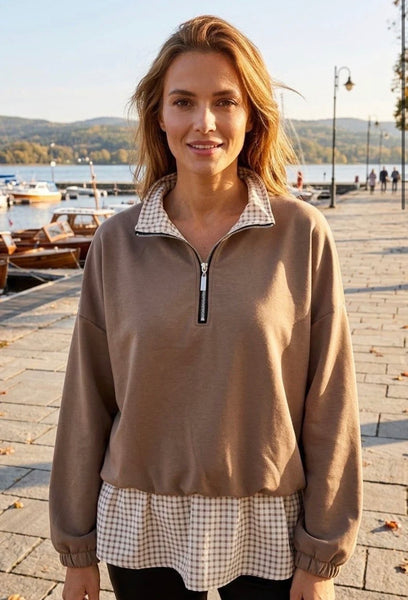 ‘Dorothy’ 2-in-1 Zip Up Sweatshirt