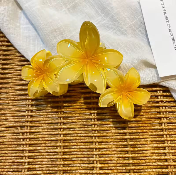 Flower Claw Clip