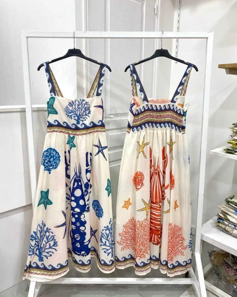 ‘Alba’ Printed Dress