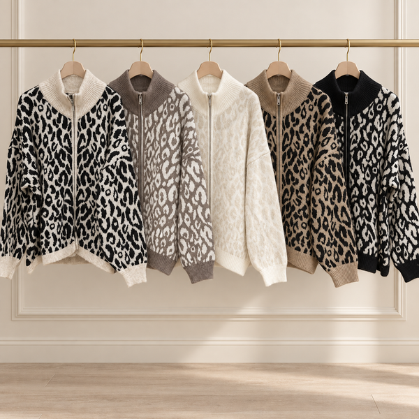 ‘Doris’ Leopard Print Cardigan