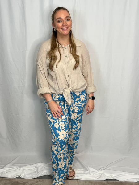 ‘Katie’ Floral Trousers