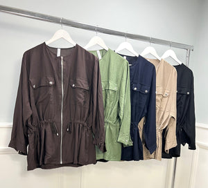 ‘Bailey’ Tie Up Jacket
