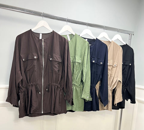 ‘Bailey’ Tie Up Jacket
