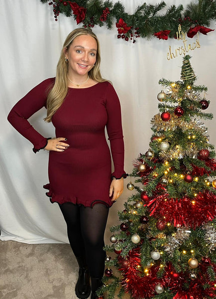 ‘Beatrice’ Frill Hem Dress