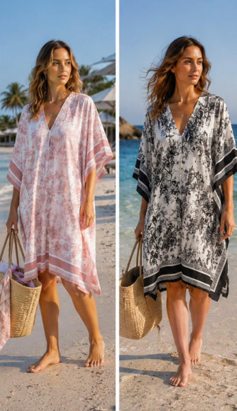 ‘Livvy’ Silk Kaftan