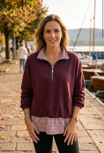 ‘Dorothy’ 2-in-1 Zip Up Sweatshirt