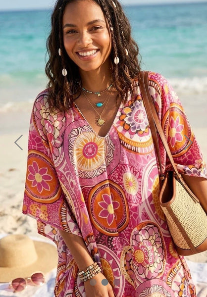 ‘Livvy’ Silk Kaftan