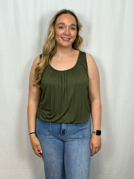 ‘Sally’ Bubble Hem Vest Top