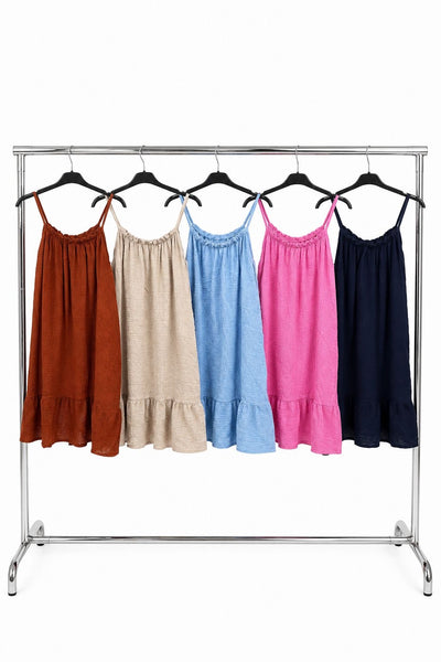 ‘Shakira’ Short Cheesecloth Dress