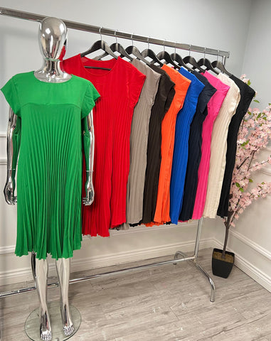 ‘Dawn’ Pleated Dress