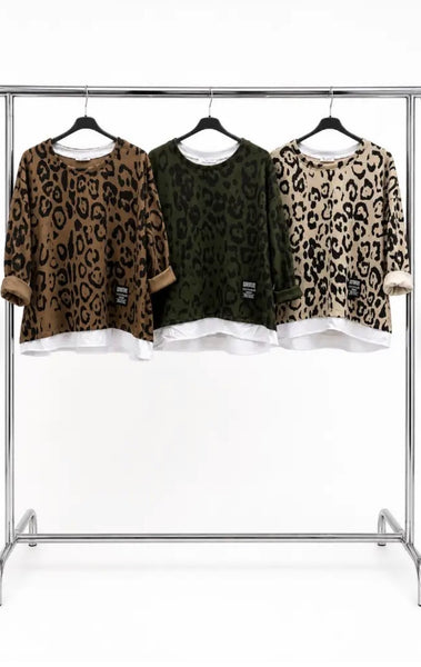 ‘Julia’ Leopard Print Top