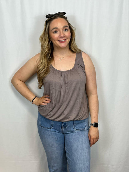 ‘Sally’ Bubble Hem Vest Top