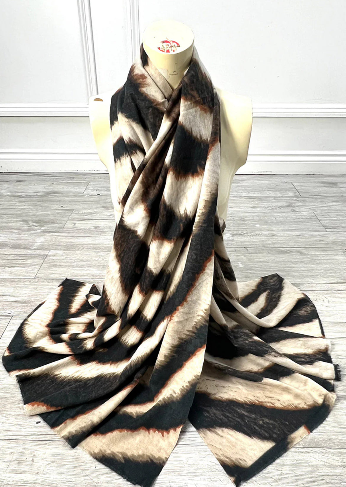 Tiger Print Scarf