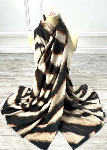Tiger Print Scarf