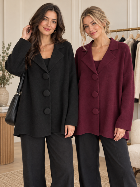 ‘Caroline’ Collared Cardigan