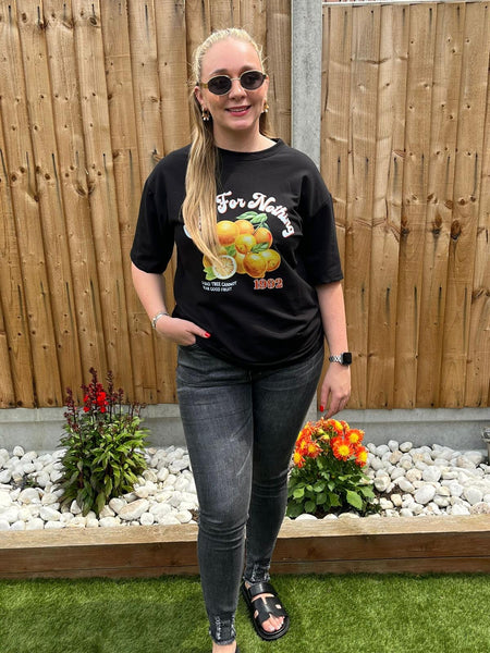 Oranges Motif T-Shirt