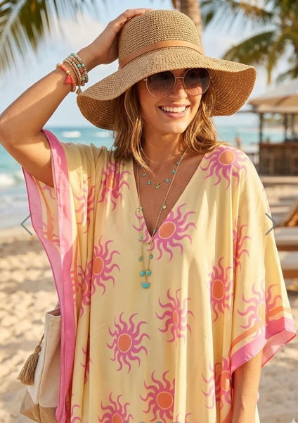 ‘Livvy’ Silk Kaftan