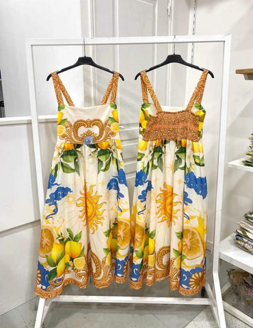 ‘Alba’ Printed Dress