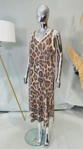 ‘Cody’ Leopard Print Dress