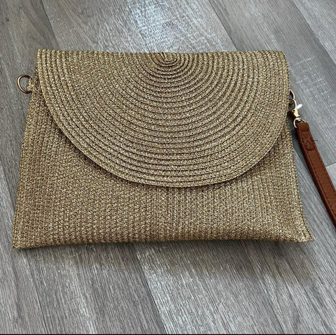 ‘Seattle’ Metallic Clutch Bag