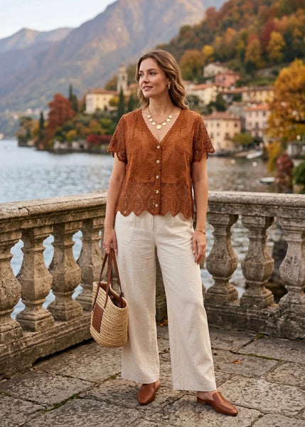 ‘Verona’ Crochet Cardigan Top