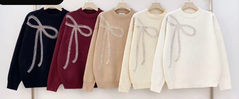 ‘Mariah’ Bow Jumper