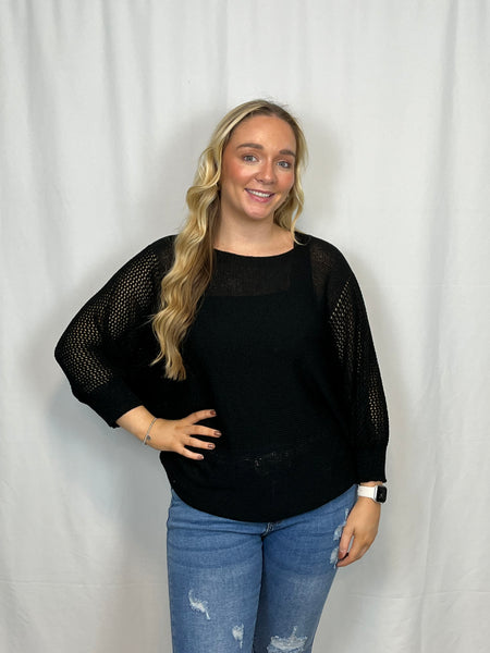 ‘Edith’ Batwing Top