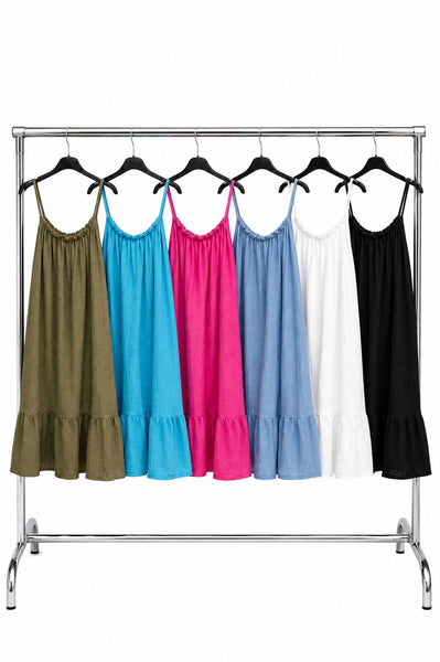 ‘Shakira’ Short Cheesecloth Dress